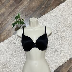 Victoria's Secret 32DD Black Lined Perfect Coverage Convertible Underwire Bra